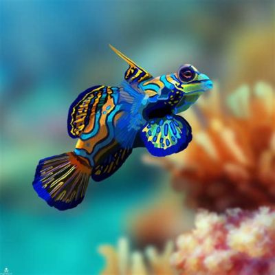  Mandarin Fish:  Can This Tiny Creature With Vibrant Colors Survive in Harsh Coral Reef Environments?